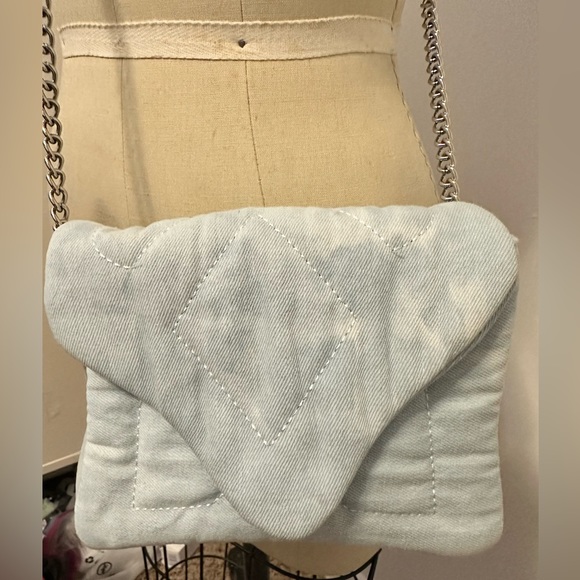 Small denim tie dye crossbody bag - Picture 5 of 5